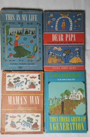 Vintage Thyra Ferre Bjorn Hardcover Books Set Of 5 With Colorful Dust Jackets