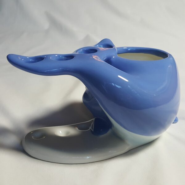 Little Blue Whale-Themed Ceramic Toothbrush Holder & Mug Set With Handle - Image 7