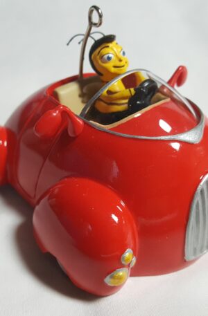 Hallmark Keepsake Barry B. Benson BEE Movie Ornament Red Car Christmas Decoration