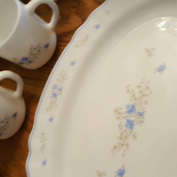 Vintage Arcopal France Romantique Dinnerware/Glassware/Serving - 91 Pieces - Image 7
