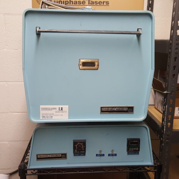 Lindberg Hevi-Duty Lab Furnace Kiln Model 51442-S w/Manual & Cart - Good Working Condition
