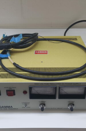 Gamma High Voltage Regulated DC Power Supply RR30-33R w Output Adjust, Cables & Manual