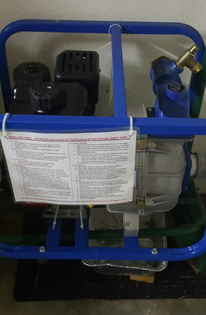 AMT/IPT High Pressure 2P5XAR Fire Pump 6.5HP Briggs & Stratton Dual Fuel Plus D-Nozzles UNUSED