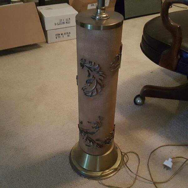 MCM Wallpaper Printer Roll Floor Lamp  50" Tall - Image 2