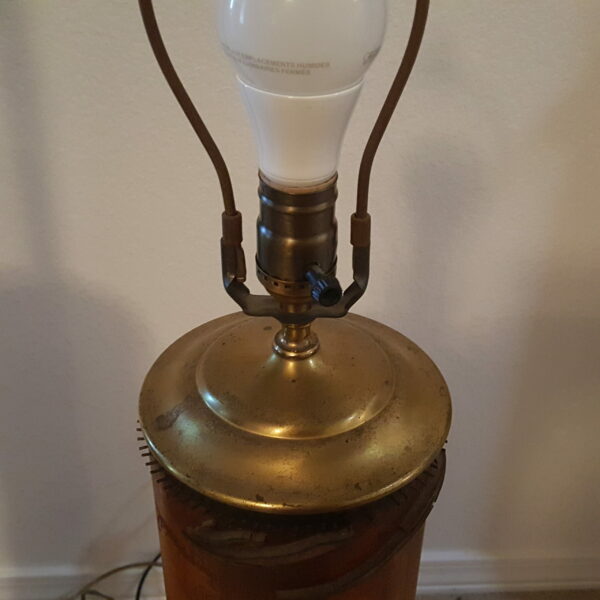 MCM Print Roller Lamp Wallpaper Printer Roll Large Table Lamp 36" Tall w/out Shade - Image 4
