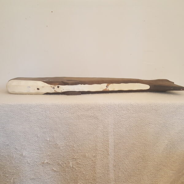 Rustic Nautical Handcrafted Folk Art Style Wooden Whale Wall Art Decor 35" x 93.5" - Image 15