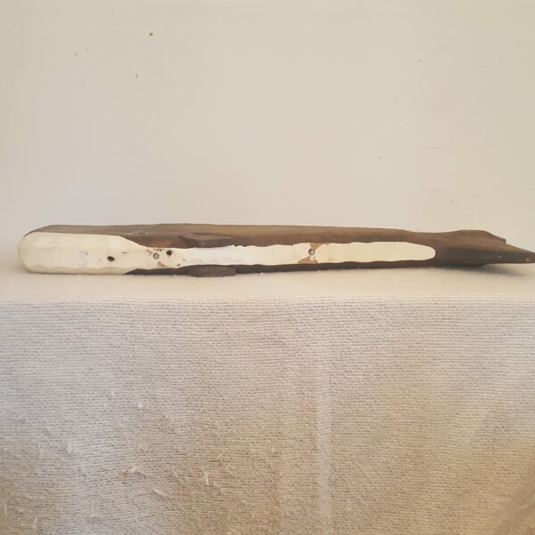 Rustic Nautical Handcrafted Folk Art Style Wooden Whale Wall Art Decor 35" x 93.5" - Image 15