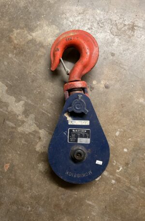 Mckissick Pulley 108225 418 8" BB Snatch Block Pulley w/ Hook - 8 Ton