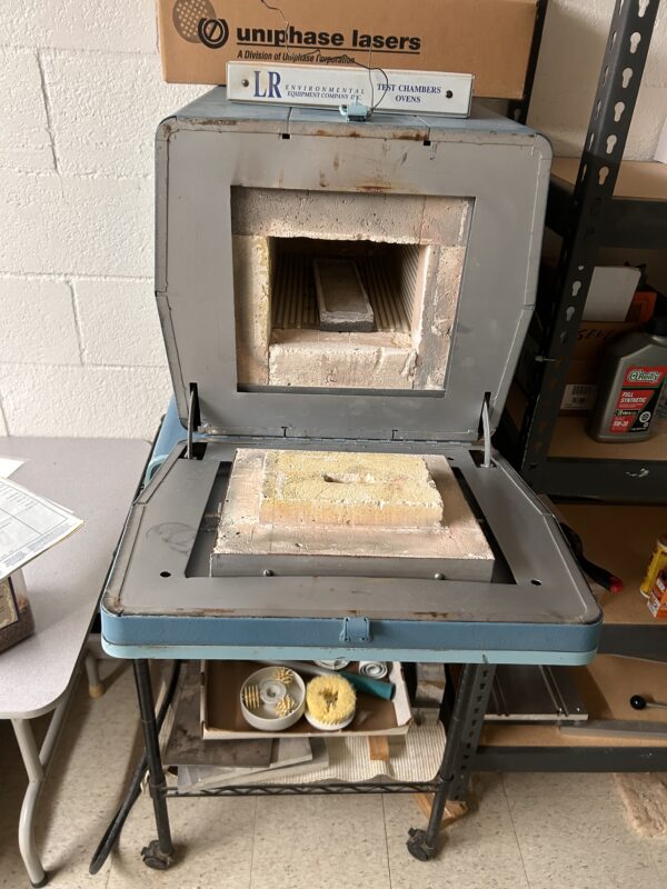 Lindberg Hevi-Duty Lab Furnace Kiln Model 51442-S w/Manual & Cart - Good Working Condition - Image 8