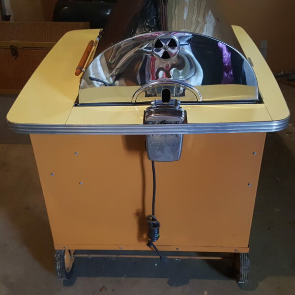 Vintage Kenmore Rolling Rotisserie Grill with Basket & Racks – Mid-Century Outdoor Entertaining Station - Image 5