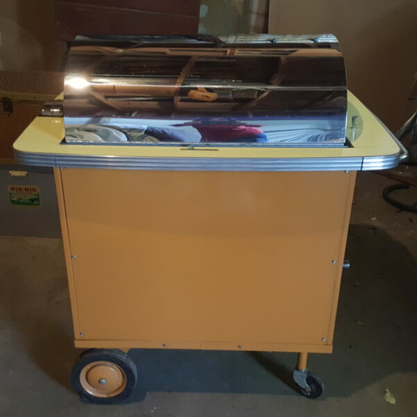 Vintage Kenmore Rolling Rotisserie Grill with Basket & Racks – Mid-Century Outdoor Entertaining Station - Image 2