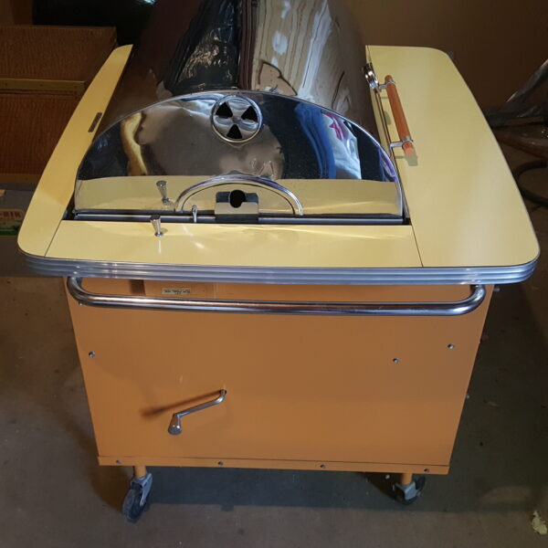 Vintage Kenmore Rolling Rotisserie Grill with Basket & Racks – Mid-Century Outdoor Entertaining Station - Image 4
