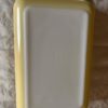 Harvest Charm | Vintage Pyrex Yellow Casserole with Black Amish Butterprint – Brass Cradle Included - Image 8