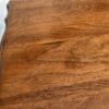 Vintage French-Style Carved Accent Table – Walnut Finish, Cabriole Legs - Image 6