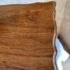 Vintage French-Style Carved Accent Table – Walnut Finish, Cabriole Legs - Image 7