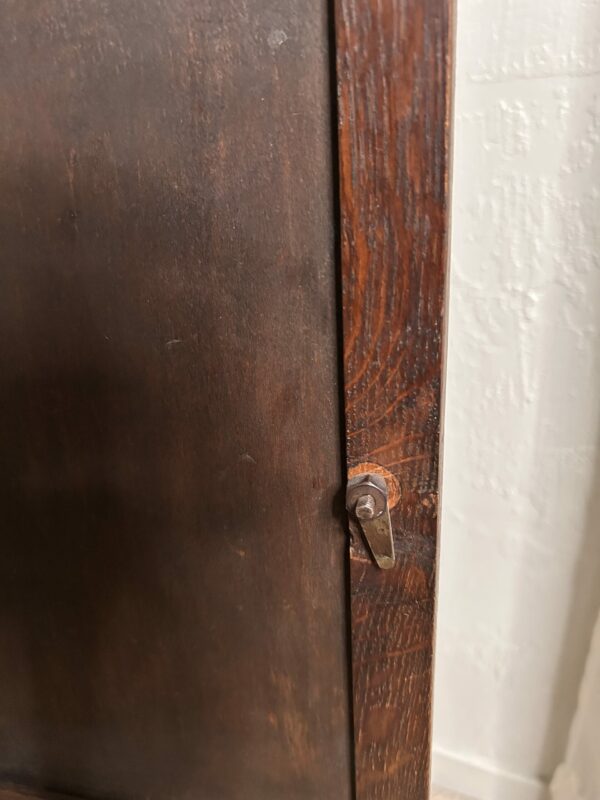 Antique Walnut Bedside Cabinet – Barley Twist Legs, Carved Front - Image 13
