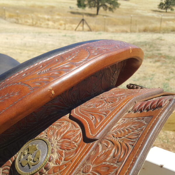 Victor Saddle - 15 3/4" Western Show / Pleasure Saddle - Image 5