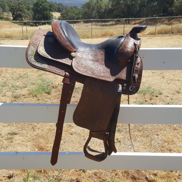 Victor Saddle - 15 3/4" Western Show / Pleasure Saddle - Image 12
