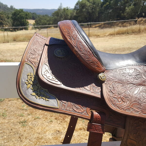 Victor Saddle - 15 3/4" Western Show / Pleasure Saddle - Image 10