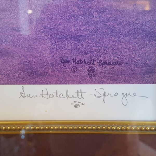 Ann Hatchett-Sprague “Asil Daughters” Signed Limited Edition Horse Print 204/500, Framed - Image 3