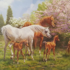 Encounter at Meadow’s Edge – Signed & Numbered by Mary Haggard 992/2595