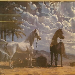 Moonlit Majesty – Signed “Light of the Moon” by Mary Haggard (33x30, Framed, 1167/2495)