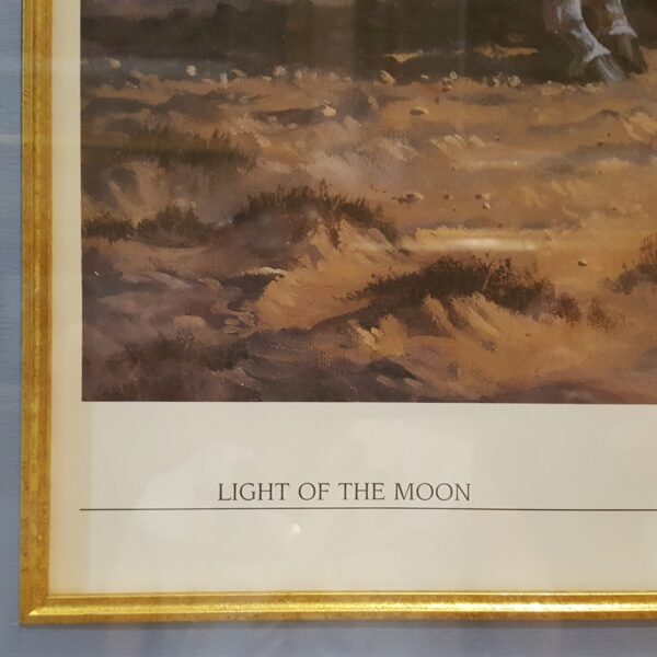 Moonlit Majesty – Signed “Light of the Moon” by Mary Haggard (33x30, Framed, 1167/2495) - Image 5