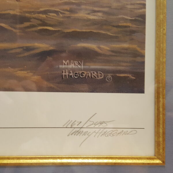 Moonlit Majesty – Signed “Light of the Moon” by Mary Haggard (33x30, Framed, 1167/2495) - Image 6