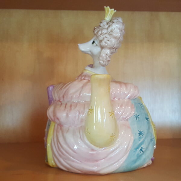 Fitz and Floyd Madame Pompidog Teapot – 1990 Poodle in Gown Reigning Cats & Dogs - Image 4
