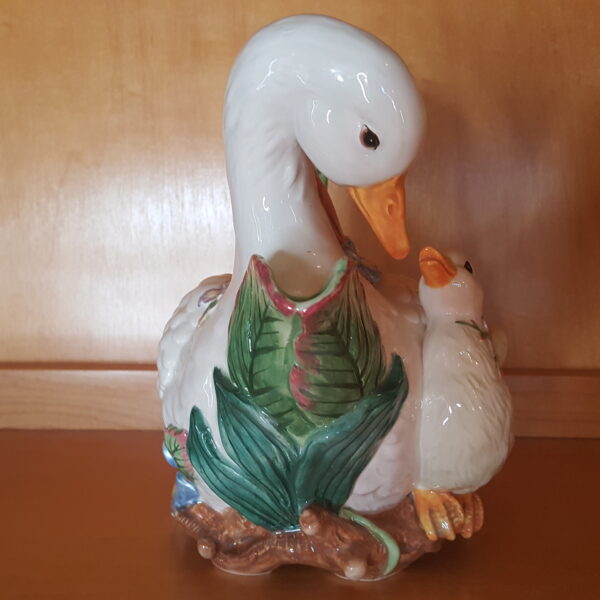 Fitz & Floyd Classics Duck & Duckling Teapot – Spring Garden Rhapsody – Vintage - Image 3