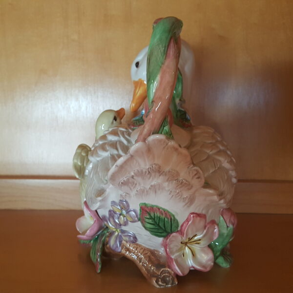 Fitz & Floyd Classics Duck & Duckling Teapot – Spring Garden Rhapsody – Vintage - Image 5