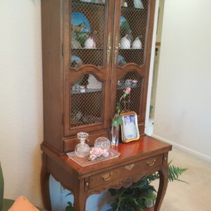 Where Stories Are Written – Baker Furniture Curio Desk That Folds Out to Meet You