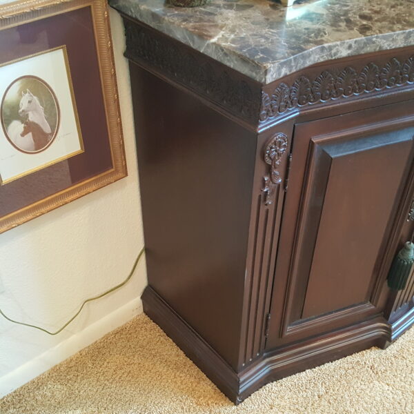 Bernhardt Mahogany Sideboard with Marble Top – Elegant Traditional Design - Image 8