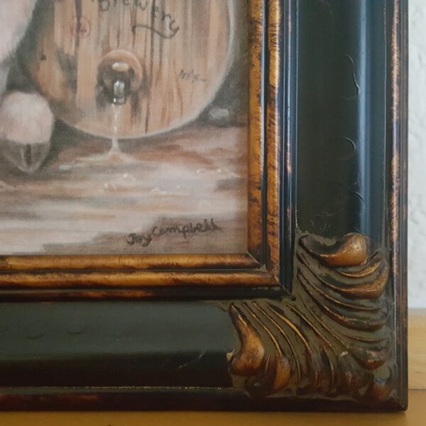 "The Pig Who Dreamed of Pinot" – Original Oil by Gail Campbell - Image 3