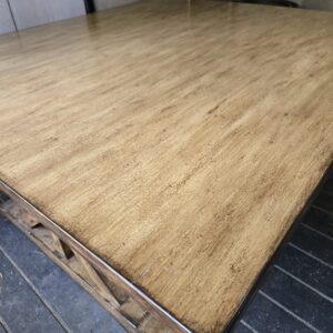 Heirloom Hub – Solid Wood X-Base Coffee Table Where Every Gathering Feels Woven by Time