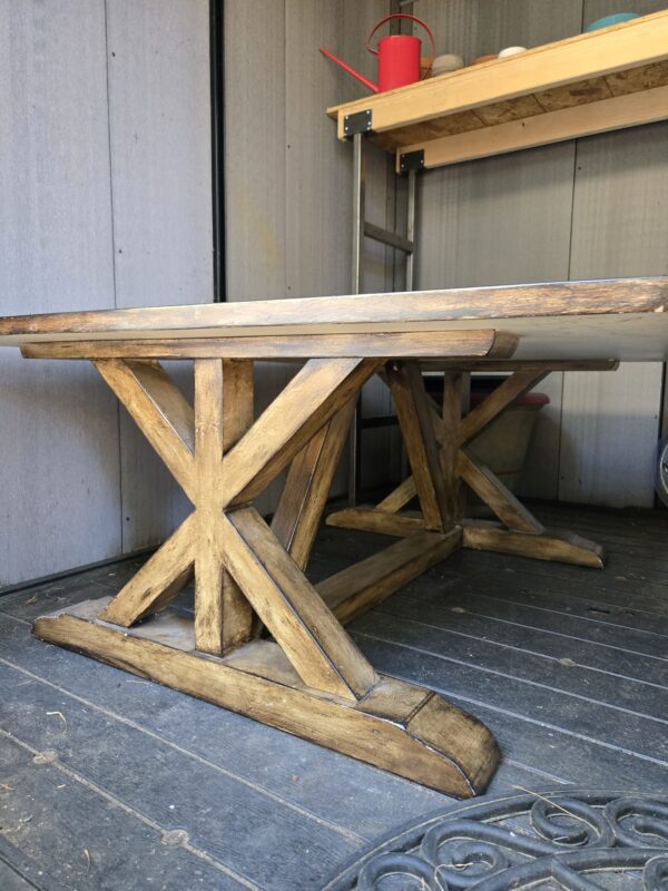 Gathering Spot – 48” x 42” Veneer-Top Coffee Table with Warm Wood Tones - Image 3