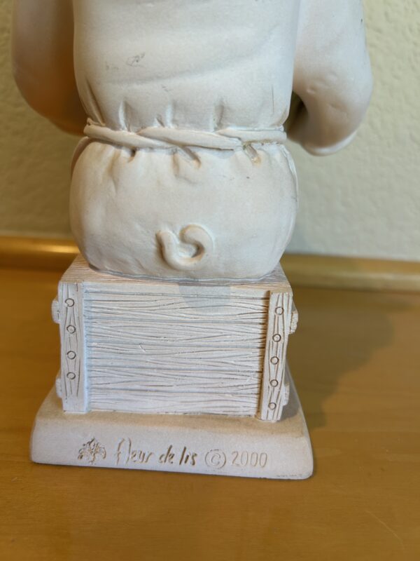 "Chef’s Special” – 2000 Fleur de Lis Ceramic Pig with Lettuce Bowl 12" - Image 10