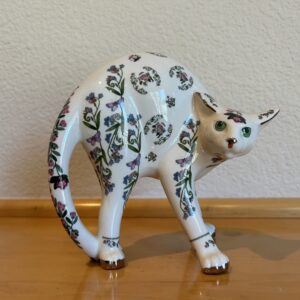 Whimsy in Porcelain – Portmeirion Studio Floral Cat Figurine