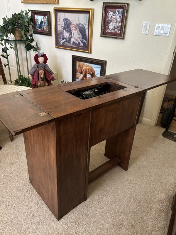 Singer 306K Swing‑Needle Sewing Center – Mid‑Century Craft & Character - Image 9